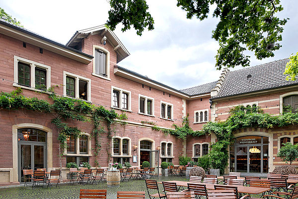 Renovated building of the winery von Winning