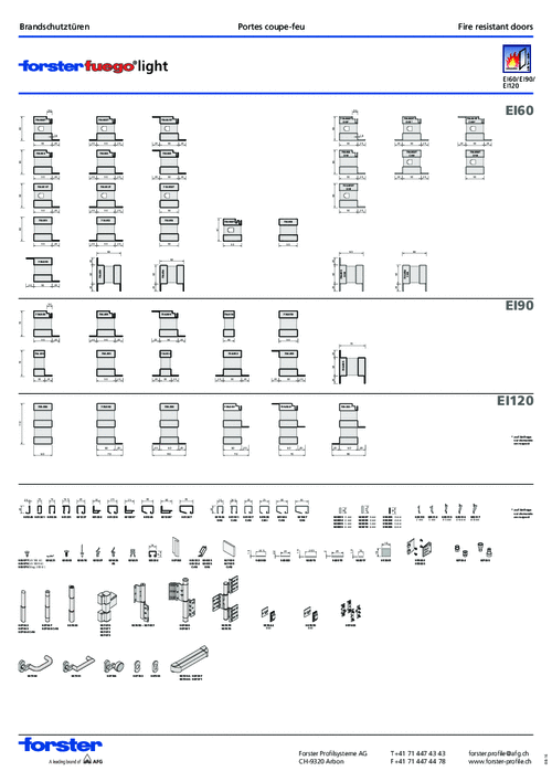 Descripción del sistema EI60 - EI120